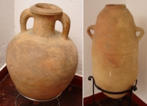 Amphorae in Spain 4th-2nd centuries BC - source Museo Arqueologico, Seville